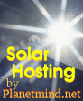 Ecologically-minded internet services at Planetmind! solar hosting graphic - planetmind.net